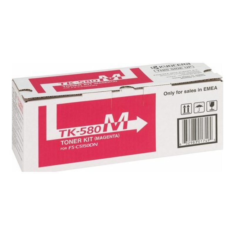 Kyocera TK-580M 1T02KTBNL0 Kırmızı Toner — görsel 2