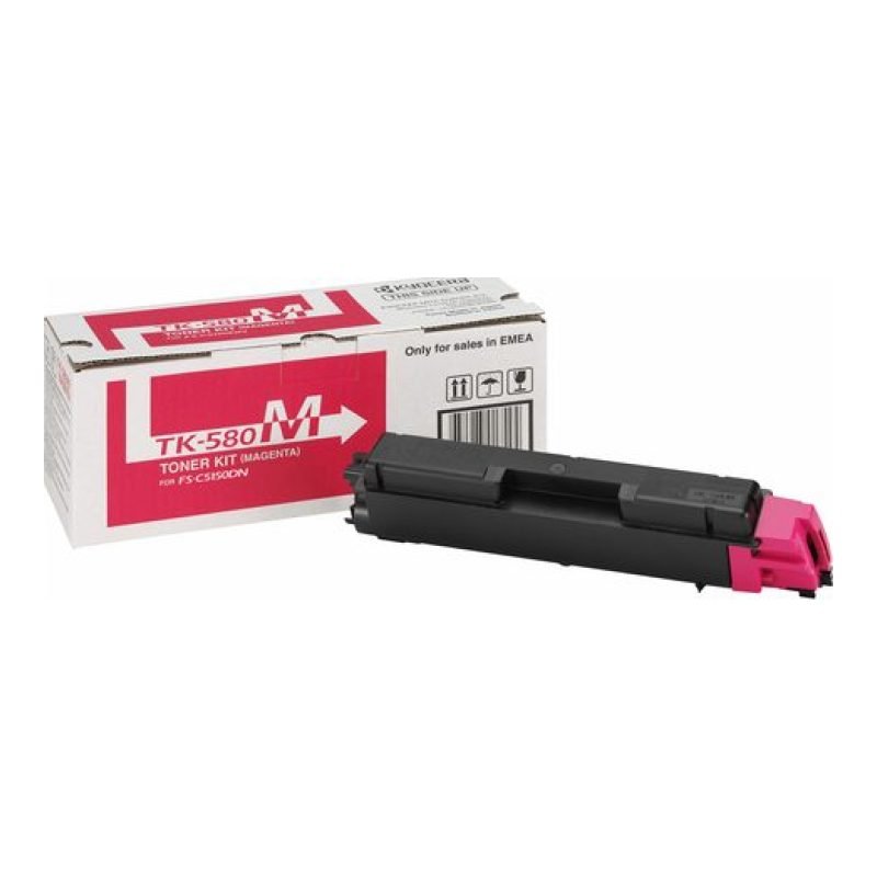 Kyocera TK-580M 1T02KTBNL0 Kırmızı Toner — görsel 3