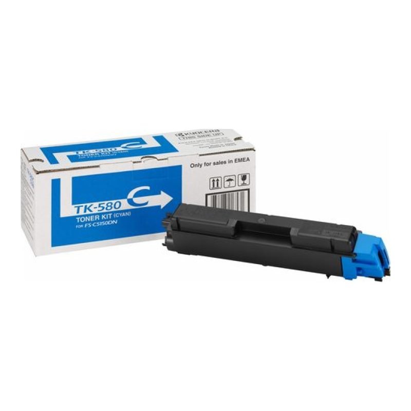 Kyocera TK-580C 1T02KTCNL0 Mavi Toner — görsel 3