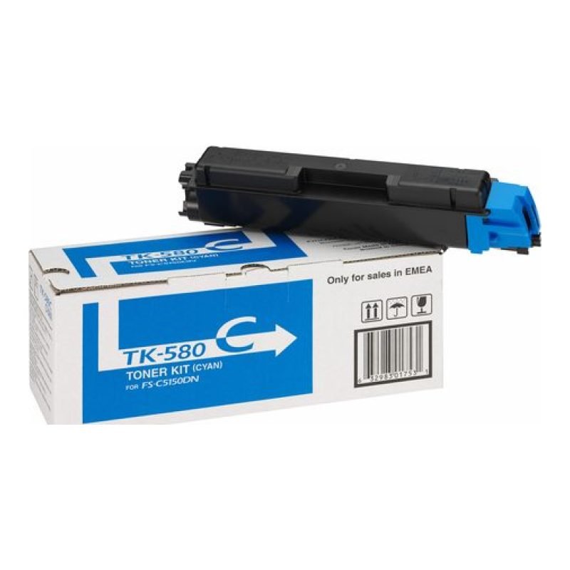 Kyocera TK-580C 1T02KTCNL0 Mavi Toner — görsel 4