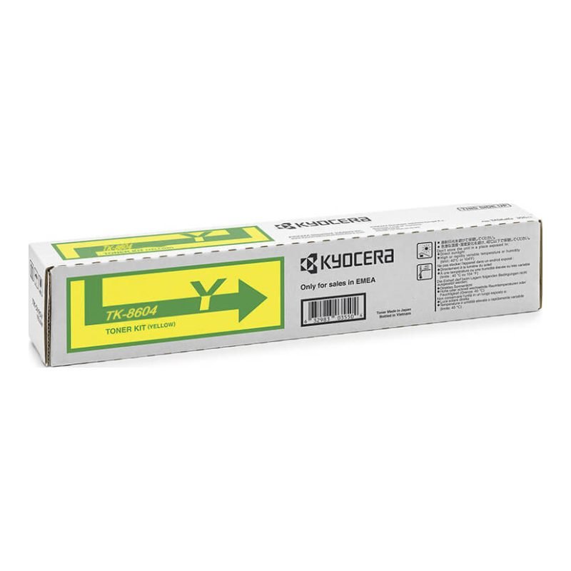 Kyocera TK-8604Y 1T02MNAAS0 Sarı Toner