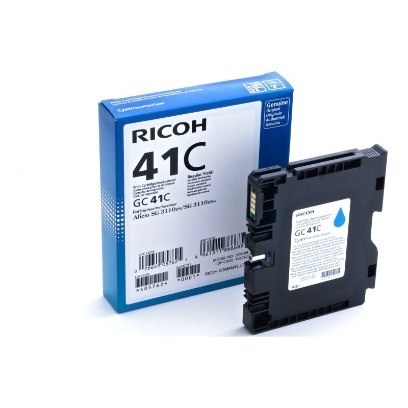 Ricoh 405762 Mavi Mürekkep Kartuşu