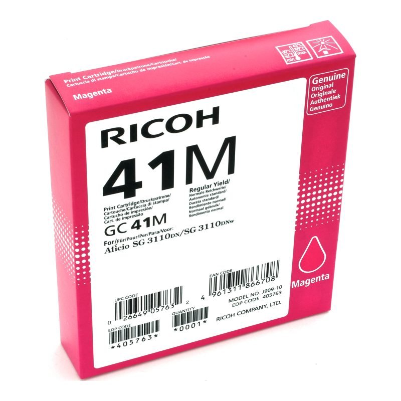 Ricoh 405763 Kırmızı Mürekkep Kartuşu