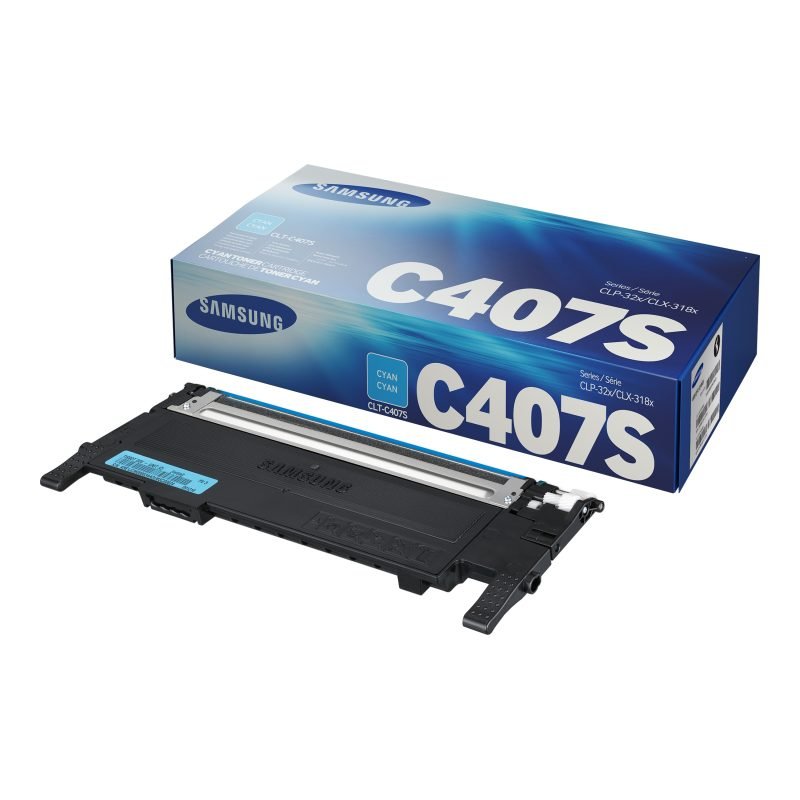 Samsung CLT-C407S Mavi Toner