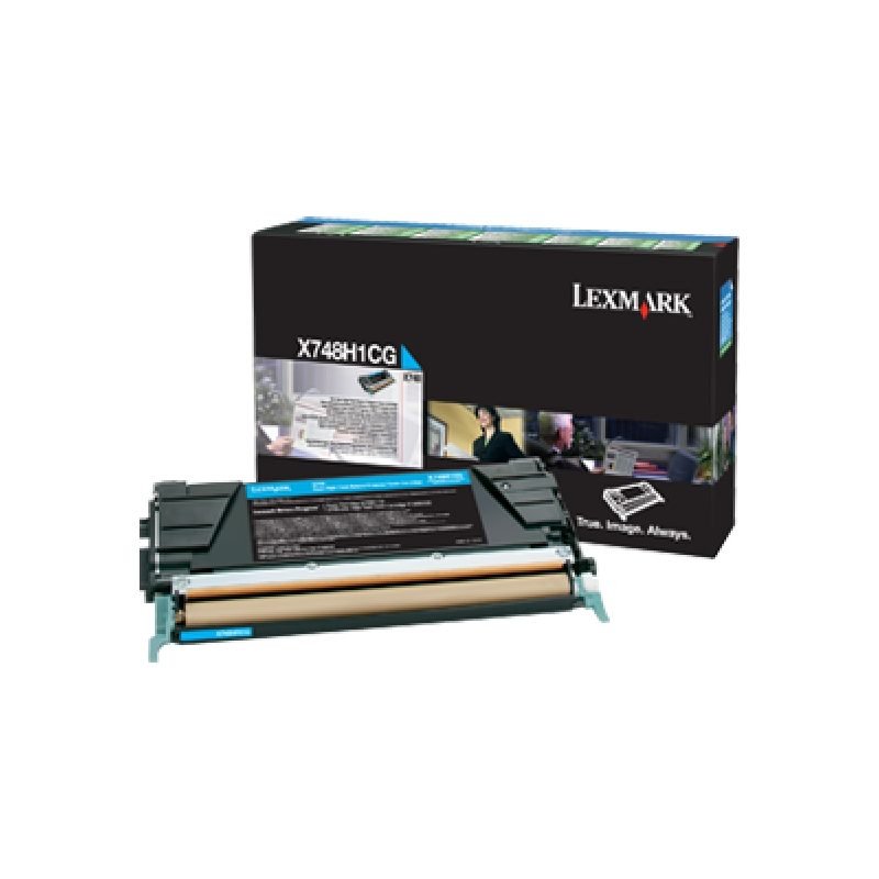 Lexmark X748H1CG Mavi Toner